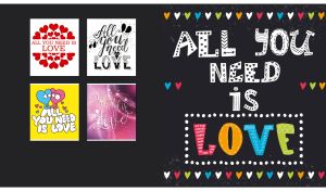 All You Need Is Love | Concept Posters Inspired by John Lennon’s Song