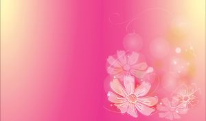 Beautiful white decorative flowers on a pink background