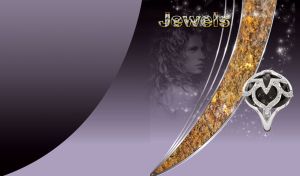 Jewels and Beauties | Abstract Art Arrangements of Gemstones and Young Women