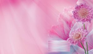 Floral Art | Flowers against soft and radiant background with reflected watercolor petals