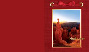 Red rock city with beautiful rocky landscape