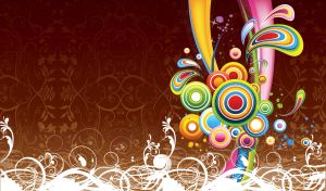 Colorful Bursts of Art | Flourishing Amid Dark Florals