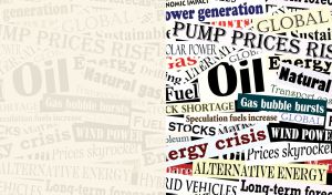 Newspaper style duplex on the topic of energy in pastel light yellow tone