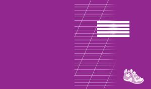 Slant Rule Pattern on Monochrome with a Seashell and a "Cosy" Sneaker