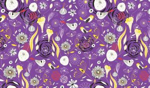 Birds & Floral Fantasy | Enchanting Tales in Seamless Patterns and Colors