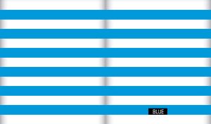 Horizontal blue stripes pattern on a white background