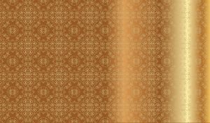 Seamless red gold batik pattern with a golden gradient