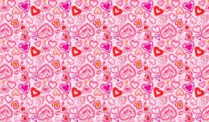 Harmonious Hearts | Seamless Heart Patterns on Pastel
