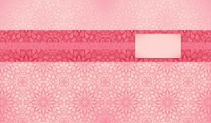 Pink seamless oriental floral pattern on a pastel pink background
