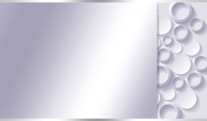 Seamless circle and ring pattern on a pastel purple gradient