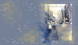 Water-colours | Urban & Natural Contrasts against Soft Dark Patterned Backgrounds