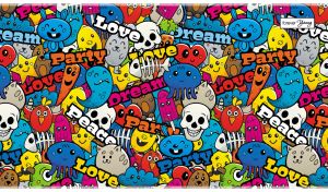 Forever Young | Pop Art Vibes | Seamless Expressive Icons and Graffiti Designs