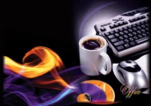 Office | Antique and Modern Elegance On Black