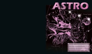 Afierion chara and bootes, zodiac astrology concept on black