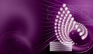 Spherical Harmony | Chrome Elegance on Colorful Canvas | 3D Art