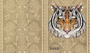 Totem Animal Collection | Mandala Menagerie with Elegant Floral Patterns