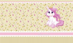 Nice Animals | Whimsical Creatures on Floral Patterns | on Pastel Yellow Green