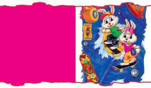 Sporty and Creative | Rabbits against Jeans Backdrop