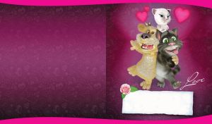 Love | Life of Cats in 3D Animation | on Purple Patterns