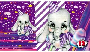 Beloved Friends | Plush Watercolor Animals on Playful Backdrops