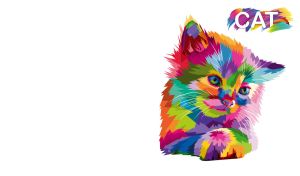 Colorful Animals | Felines and Fauna in Pop Art | on White