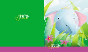 Happy Summer | Animals in Green Tropical Jungle | Illustrations