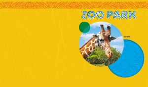 ZOO PARK | Animal Portraits in Circles on Yellow