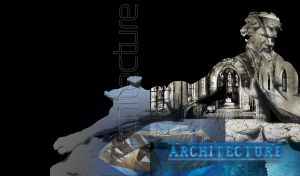 Architecture | Ancient Mythology Mysteries | Abstract Art on Black