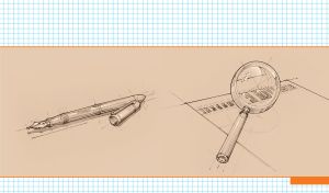 Crafting Ideas | Creative Sketches of Everyday Essentials | on Grid Pattern | Part 1