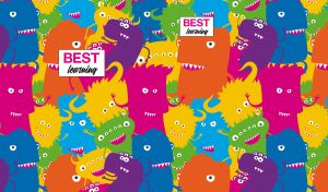 Best Learning | Colorful Seamless Patterns | Doodles, Fruits, Birds, Floral, Monsters