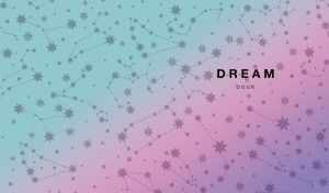 Stylized constellation pattern on a pastel blue to purple gradient