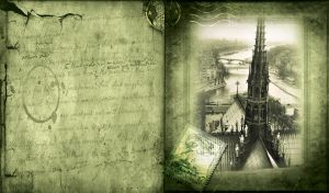 Hometown Memories | Vintage Sepia Photos on Themed Decorated Backgrounds