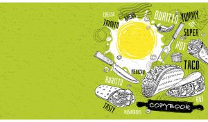 Gourmet Concept Art | Menu Poster Design on Monochromes