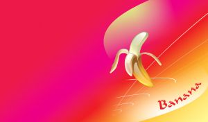 Vibrant Fruits on Colorful Gradients | hand drawn