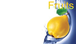 Fruits & Berries | Aqua Decor on White