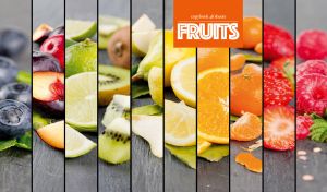 Fruits Mix | Creative Collage on Artistic Panels
