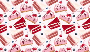 Dessert Mix | Seamless Cake & Ice Cream Patterns