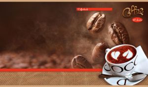 A white cup of cappuccino on a brown coffee beans backdrop