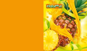 Fruits & Juice | Vibrant Splash of Colorful Art