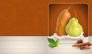 Fruits & Spices | Fresh Fruits in Milk Splashes with Mint and Cinnamon