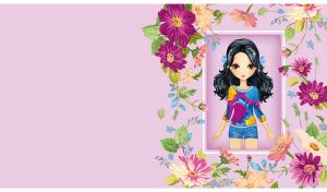 Floral Framed Portraits | Capturing Young Beauty in Soft Pastel Tones