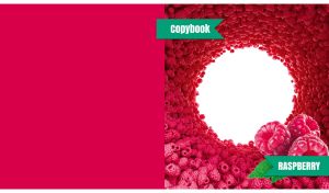 Light at the end of the red pink raspberry tunnel