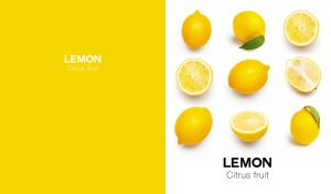 Fruits | Citrus, Summer and Exotic | Symmetric layout on dual background