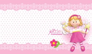 Fairy rag doll holds a star wand on a pastel pink polka dot pattern on white