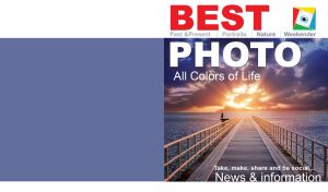 Golden sunset on a pier by an ocean on navy and white cover of a travel magazine