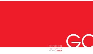 Motivating word GO on a red background