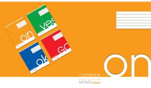 Motivating word ON on an orange background