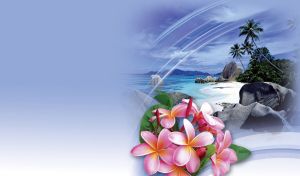 Flowers & Resorts | Blossoms and Waterfront Views on Pastel Vignettes