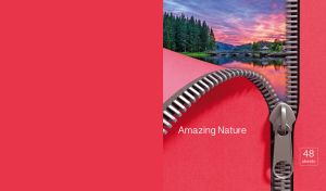 Evening landscape of a wooden bridge and gazebos unzip behind the red fabric