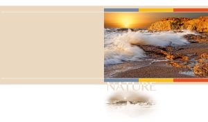 Foamy waves on a rocky shore on a pastel beige panel on a white background